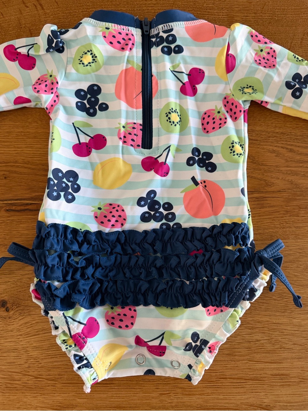 Ruffle Butts 0-3M Baby Girl Swimsuit